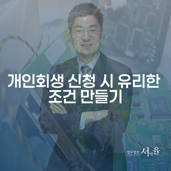 개인회생 신청 시 유리한 조건 만들기: 어떻게 시작할까요?